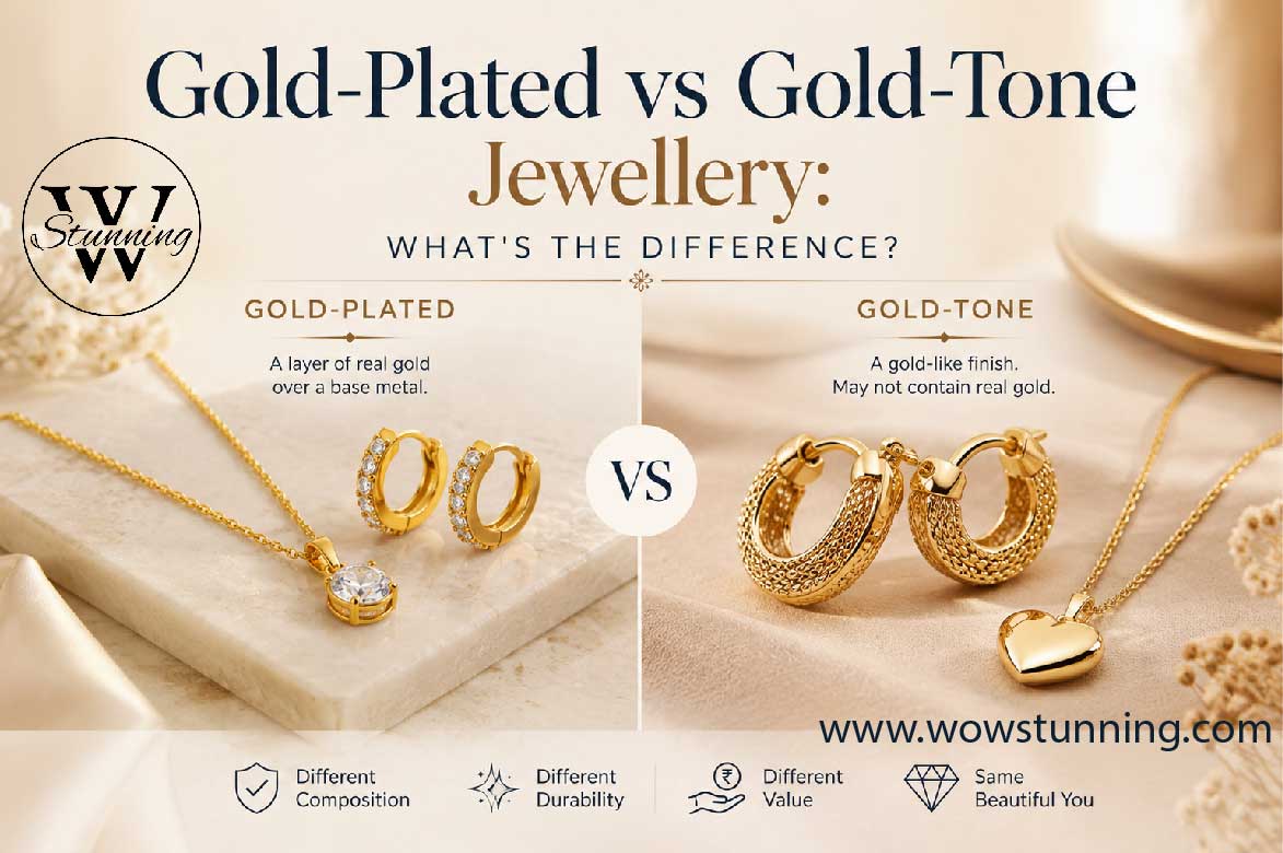 Gold-Plated vs Gold-Tone Jewellery: What’s the Difference?