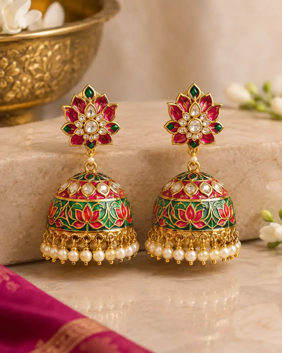 meenakari-jhumka-earrings